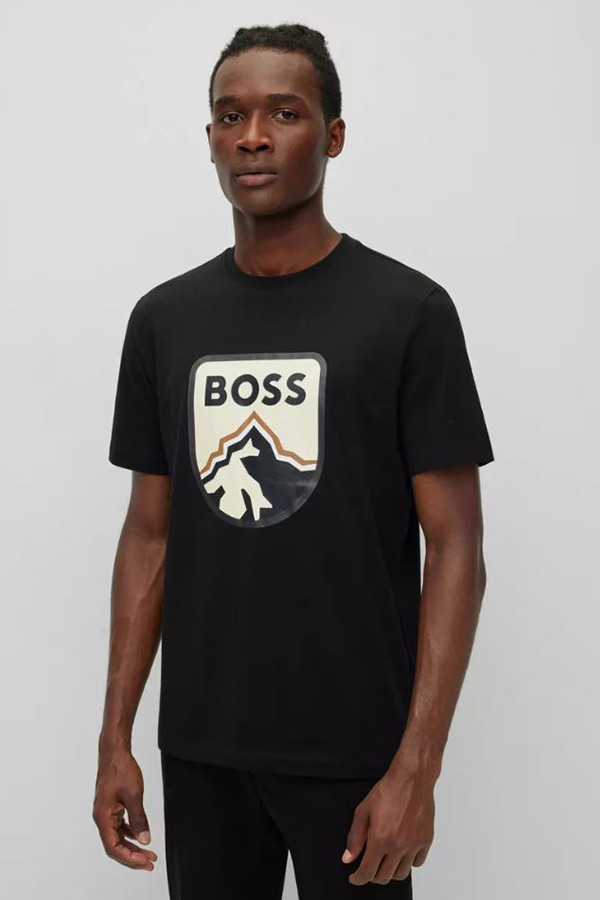 T-SHIRT BOSS - 001 BLACK